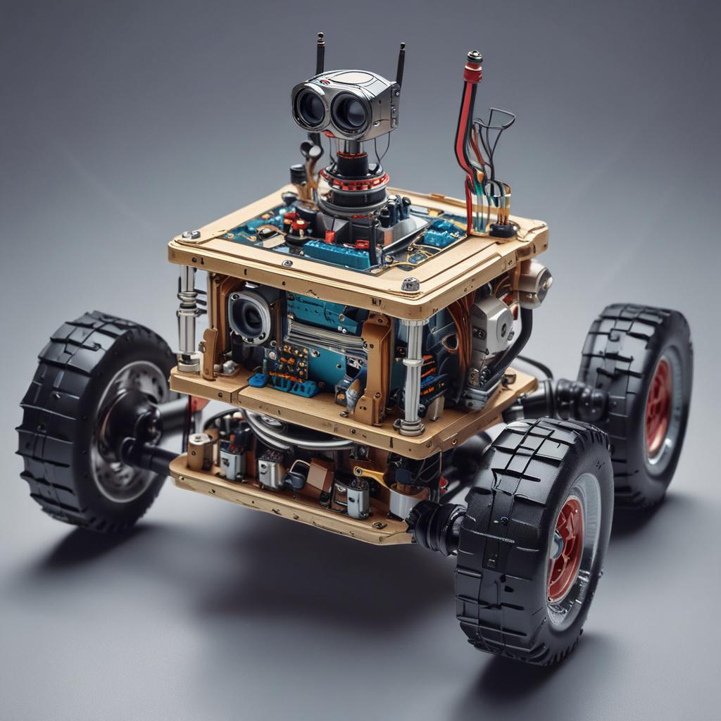 Arduino Rover Robot with Bluetooth and Motor Driver Shield