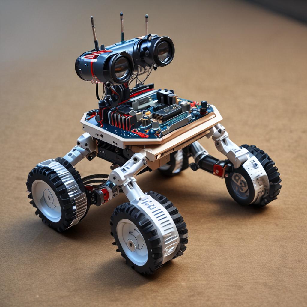 Arduino Rover Robot with Bluetooth and Motor Driver Shield