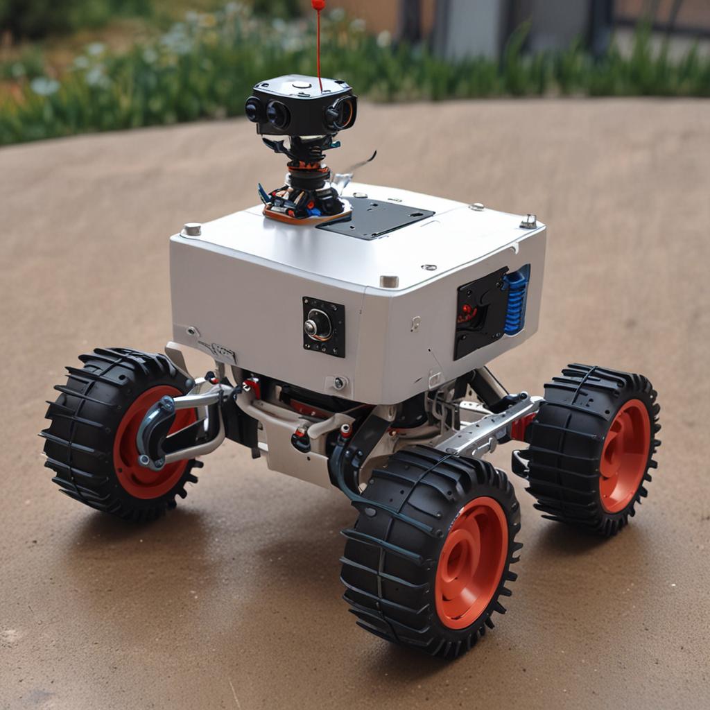 Arduino Rover Robot with Bluetooth and Motor Driver Shield