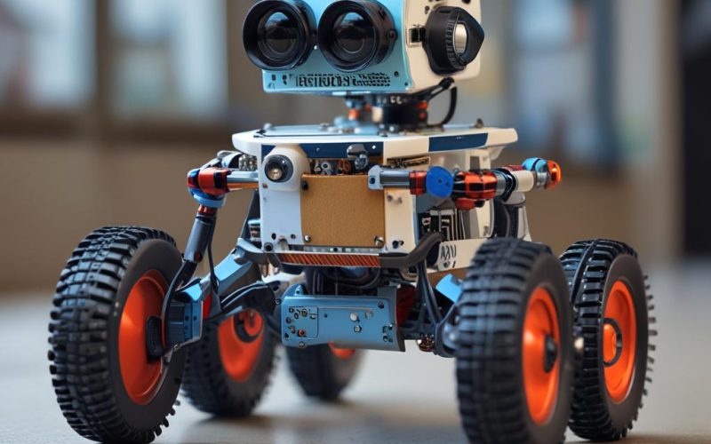 Arduino Rover Robot with Bluetooth and Motor Driver Shield